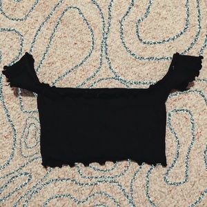 Black Crop Top